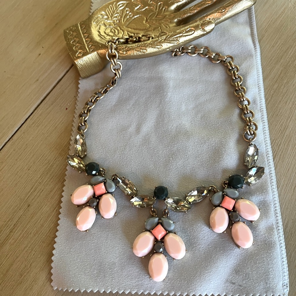 J Crew chunky jeweled necklace